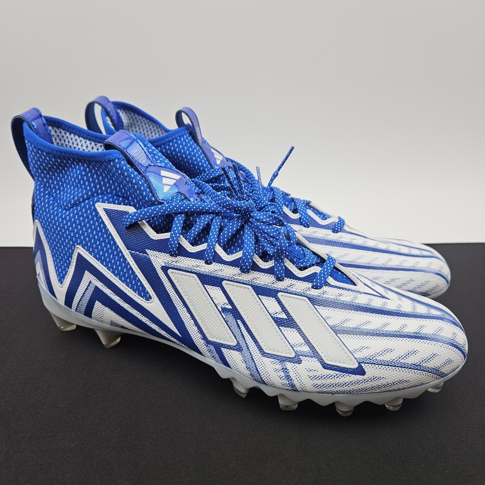 Adidas Freak 23 Inline Football Cleats Men's Size 15 Mid Top Blue White HP2447